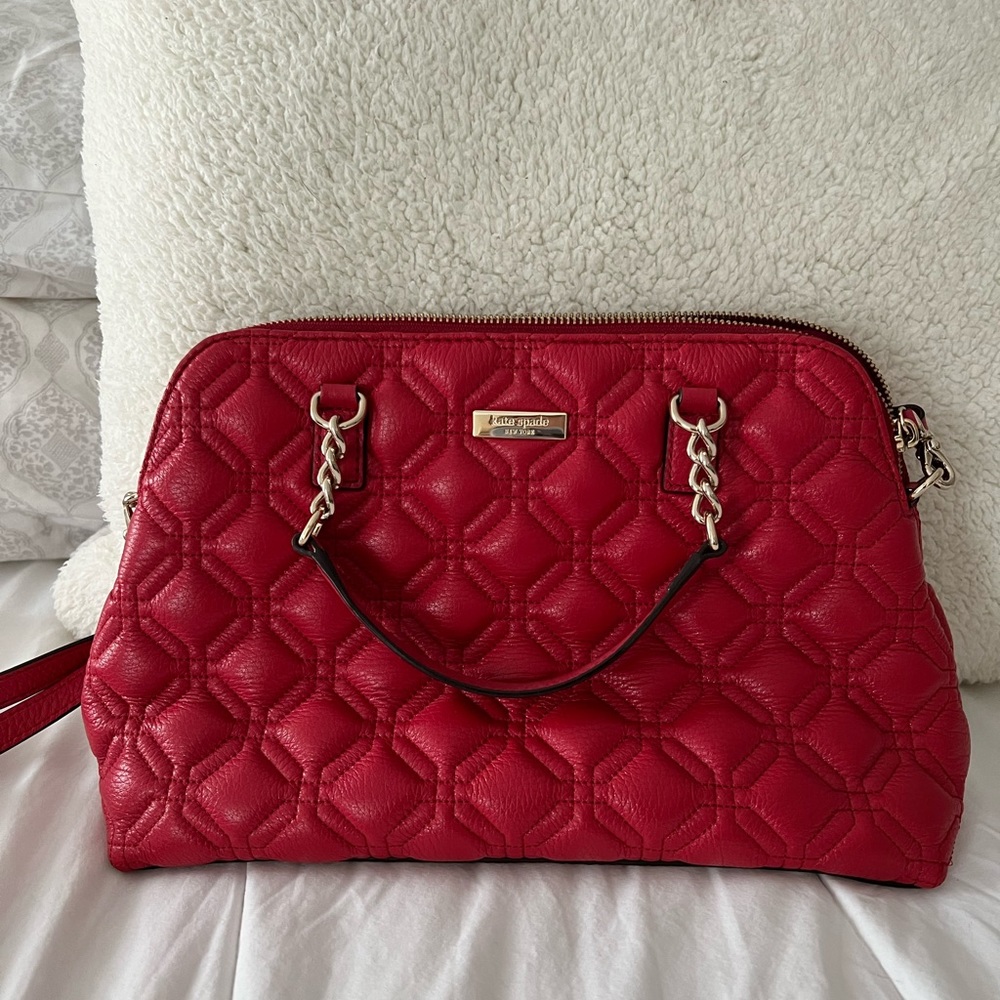 Kate spade quilted leather crossbody